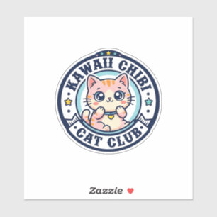 Kawaii Chibi Kat Kat Moeder Cadeau Idee - Kawaii C Sticker