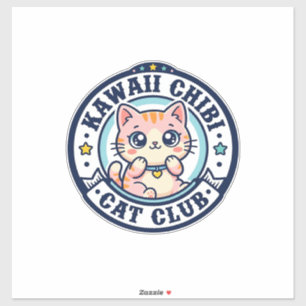 Kawaii Chibi Kat Kat Moeder Cadeau Idee - Kawaii C Sticker