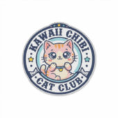 Kawaii Chibi Kat Kat Moeder Cadeau Idee - Kawaii C Sticker (Voorkant)