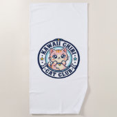 Kawaii Chibi Kat Kat Moeder Cadeau Idee - Kawaii C Strandlaken (Voorkant)