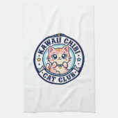 Kawaii Chibi Kat Kat Moeder Cadeau Idee - Kawaii C Theedoek (Verticaal)