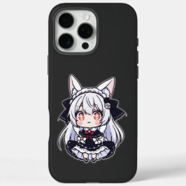 Kawaii Chibi Neko Gothic Lolita  iPhone 16 Pro Max Hoesje