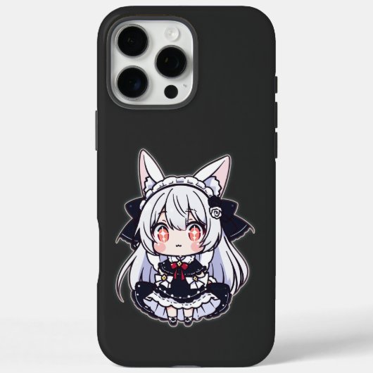 Kawaii Chibi Neko Gotische Lolita Case-Mate iPhone Case (Achterkant)