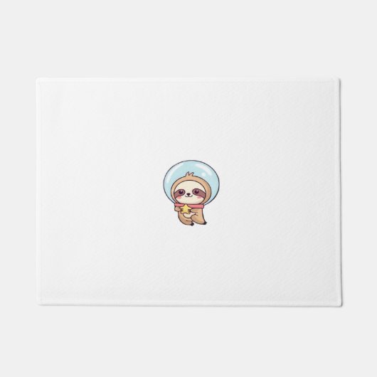 Kawaii Chibi Sloth Astronaut � Cute Space Sloth Ca Deurmat (Voorkant)
