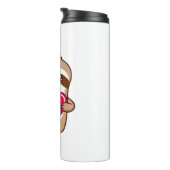 Kawaii Chibi Sloth Hugging Heart � Cute Adorable S Thermosbeker (Geroteerd rechts)