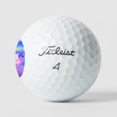 Kawaii Chibi Sparklecore Meisje met Rainbow Puppy Golfballen (Logo)