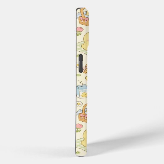 Kawaii Chicken Picnic Pattern Phone Case (Achterkant / Rechts)
