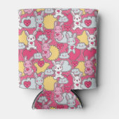 Kawaii Child Pattern met Cute Doodles 2 Blikjeskoeler (Voorkant)