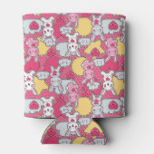 Kawaii Child Pattern met Cute Doodles 2 Blikjeskoeler (Achterkant)