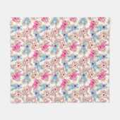 Kawaii Child Pattern met Cute Doodles 2 Fleece Deken (Voorkant (Horizontaal))