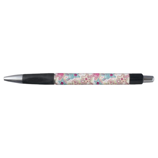 Kawaii Child Pattern met Cute Doodles 2 Pen (Voorkant)