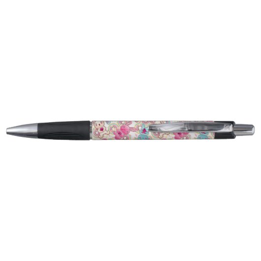 Kawaii Child Pattern met Cute Doodles 2 Pen (Achterkant)