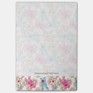 Kawaii Child Pattern met Cute Doodles 2 Post-it® Notes