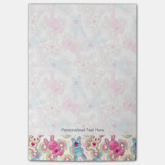 Kawaii Child Pattern met Cute Doodles 2 Post-it® Notes