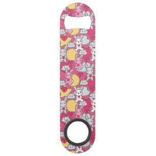 Kawaii Child Pattern met Cute Doodles 2 Speed Flessenopener