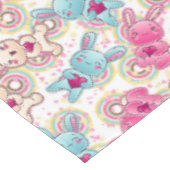 Kawaii Child Pattern met Cute Doodles 2 Tafelkleed (Gekanteld)