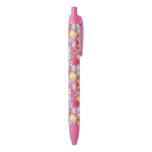 Kawaii Child Pattern met Cute Doodles 2 Zwarte Inkt Pen