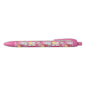 Kawaii Child Pattern met Cute Doodles 2 Zwarte Inkt Pen (Bovenkant)