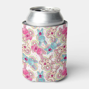 Kawaii Child Pattern met Cute Doodles Blikjeskoeler