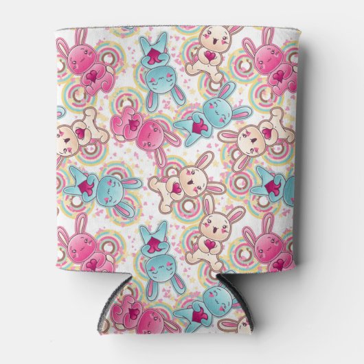 Kawaii Child Pattern met Cute Doodles Blikjeskoeler (Voorkant)