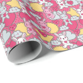 Kawaii Child Pattern met Cute Doodles Cadeaupapier (Rol Hoek)
