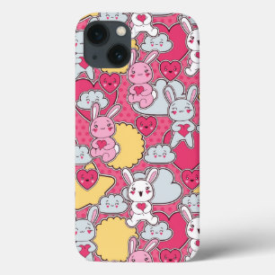Kawaii Child Pattern met Cute Doodles Case-Mate iPhone Case
