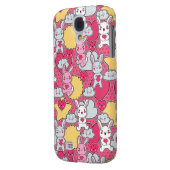 Kawaii Child Pattern met Cute Doodles Case-Mate Samsung Galaxy Hoesje (Achterkant Links)