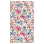 Kawaii Child Pattern met Cute Doodles Klein Cadeauzakje (Achterkant)