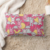 Kawaii Child Pattern met Cute Doodles Kussen (Deken)