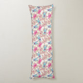 Kawaii Child Pattern met Cute Doodles Lichaamskussen (Achterkant (Verticaal))