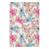 Kawaii Child Pattern met Cute Doodles Mini Klembord (Achterkant)