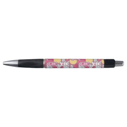 Kawaii Child Pattern met Cute Doodles Pen (Voorkant)