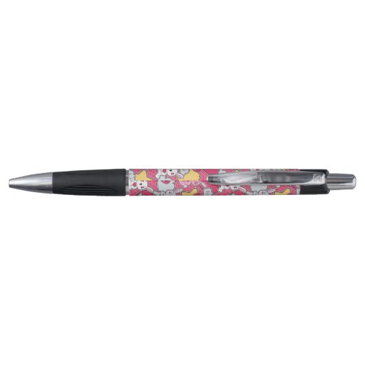 Kawaii Child Pattern met Cute Doodles Pen (Achterkant)