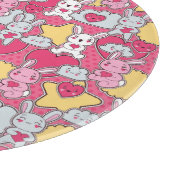 Kawaii Child Pattern met Cute Doodles Snijplank (Hoek)