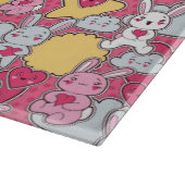 Kawaii Child Pattern met Cute Doodles Snijplank (Hoek)