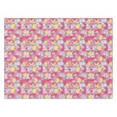 Kawaii Child Pattern met Cute Doodles Tafelkleed (Voorkant (Horizontaal))
