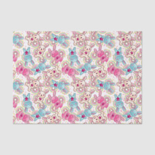 Kawaii Child Pattern met Cute Doodles Tissuepapier