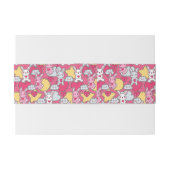 Kawaii Child Pattern met Cute Doodles Uitnodigingen Wikkel (Achterkant Voorbeeld)