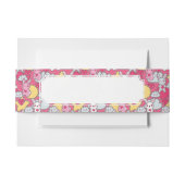 Kawaii Child Pattern met Cute Doodles Uitnodigingen Wikkel (Voorkant Voorbeeld)