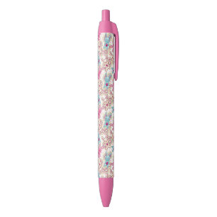 Kawaii Child Pattern met Cute Doodles Zwarte Inkt Pen