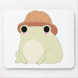 Kawaii Chilling Frog Gift Muismat