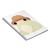 Kawaii Chilling Frog Gift Notitieboek (Rechterzijde)