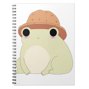 Kawaii Chilling Frog Gift Notitieboek