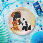 Kawaii China Meisje Papieren Bordje (Feest)