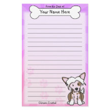 Kawaii Chinese Crested Stationery