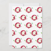 Kawaii Chinese Dumpling Groene Baby Shower Kaart (Achterkant)