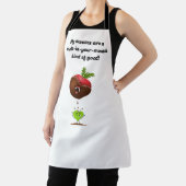 Kawaii Chocolade Overdekte Aardbei Chef Schort (Insitu)