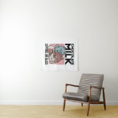 Kawaii Chocolademelk Kat – Cozy Drank & Schattighe Wandkleed (In Situ (horizontaal))