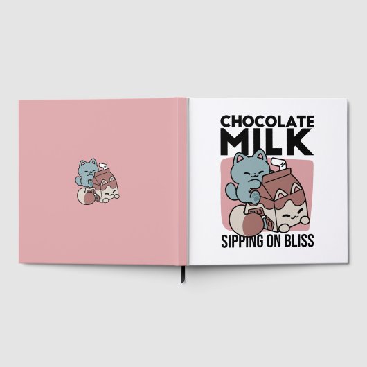 Kawaii Chocolate Milk Cat – Cozy Drink & Cuteness  Gastenboek (Volledig)