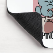 Kawaii Chocolate Milk Cat – Cozy Drink & Cuteness  Muismat (Hoek)